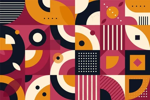 平面马赛克背景