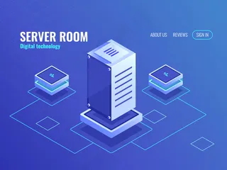 服务器机房、大数据处理中心及数据库、计算机数字技术