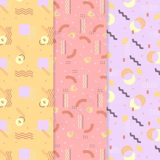 孟菲斯多彩图案系列