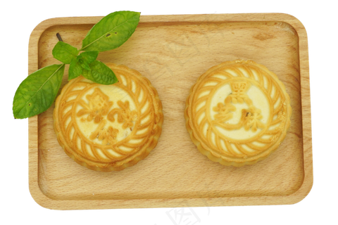 黄色黑芝麻月饼