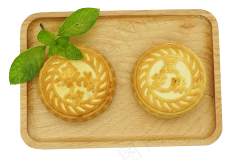 黄色黑芝麻月饼