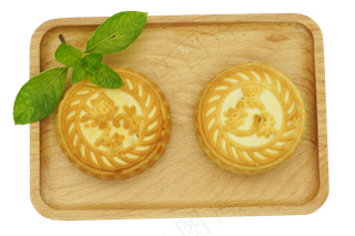 黄色黑芝麻月饼