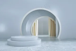 简约电商场景展台2