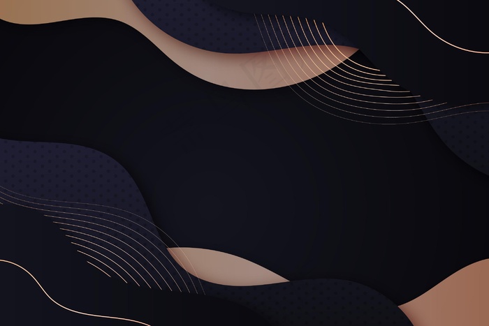 渐变金色豪华背景，带线条