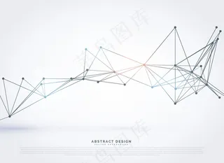 具有几何网格的抽象背景