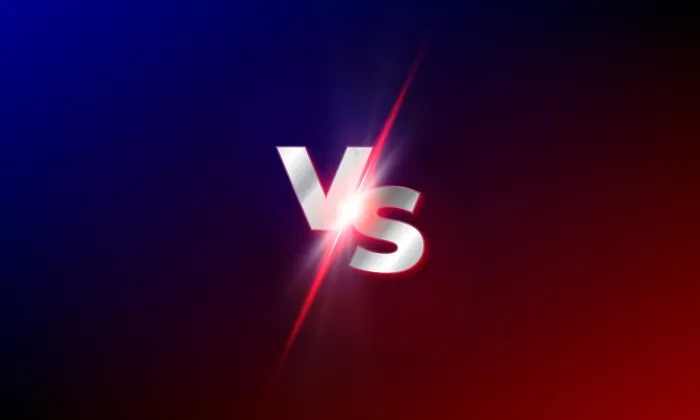 对比背景。红蓝mma格斗大赛vs轻爆闪耀模板eps,ai矢量模版下载