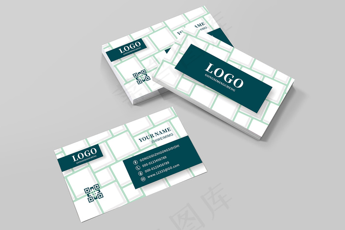时尚大气创意名片设计