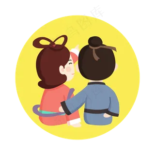 七夕情人节浪漫牛郎织女