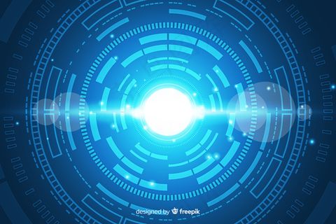 抽象hud数字技术背景