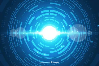 抽象hud数字技术背景