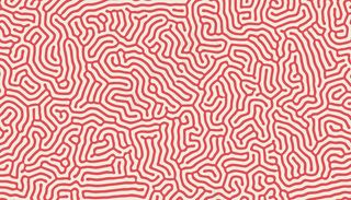 图灵线有机形态图案背景设计