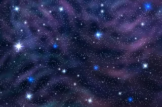 真实风格的银河系背景