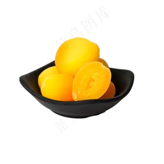 一盘美味的桃子