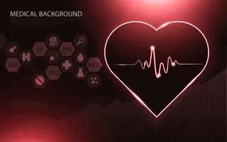 现代医疗技术与创新理念。保健模式医疗创新概念背景设计。