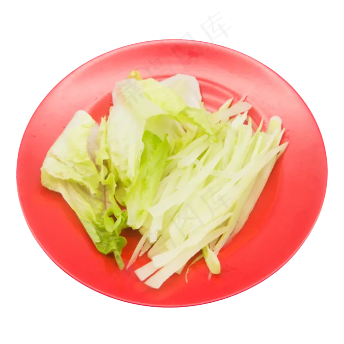 红色盘子蔬菜(3000*3000px 300 dpi )