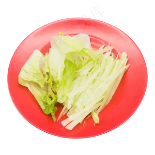 红色盘子蔬菜 红色盘子蔬菜