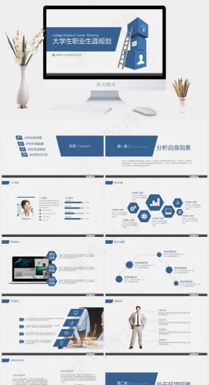 计划
职业生涯规划
灰色简洁标准PPT模板