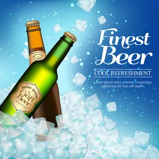 写实啤酒广告