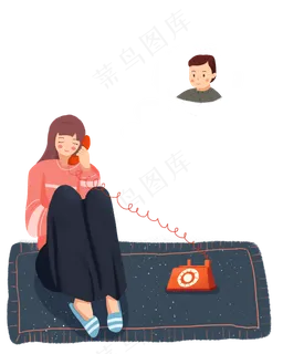 七夕情侣打电话思念素材 七夕情侣打电话思念素材