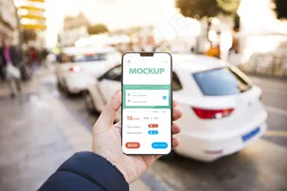 带跟踪应用程序app的智能手机