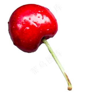 一个红色樱桃