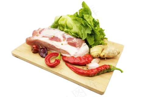案板食材五花肉 案板食材五花肉