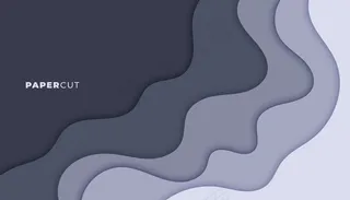 抽象灰色剪纸风格层次背景设计