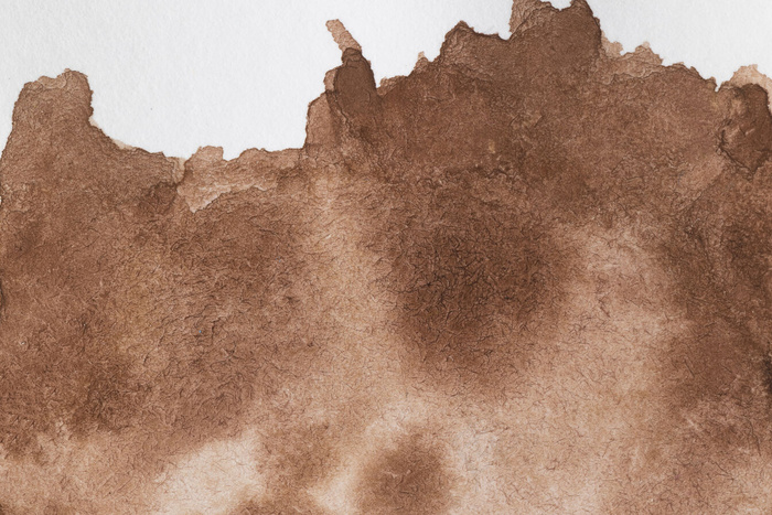 咖啡色斑手工制作技术水彩