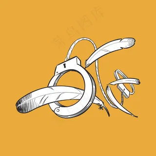 正义概念手绘插图