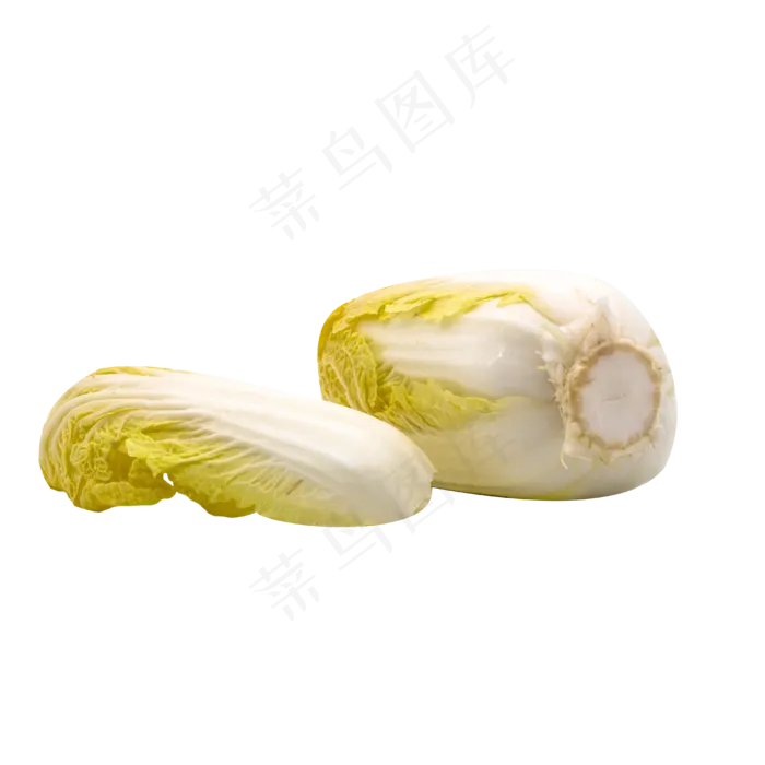 两颗大白菜蔬菜(3000X4000(DPI:300))