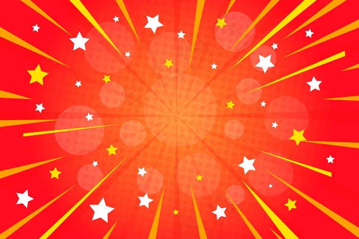 平面漫画风格背景