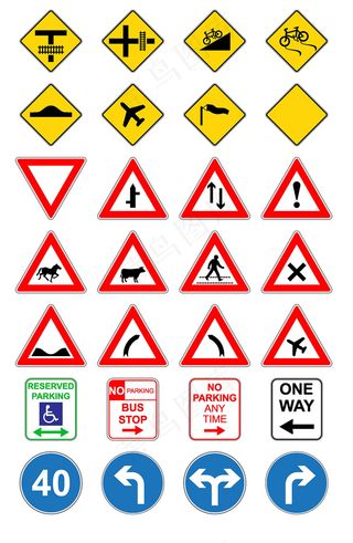 安全施工警示标示