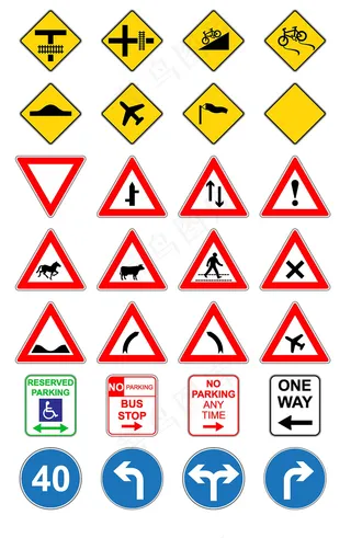 安全施工警示标示