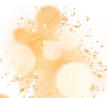 灯光效果纹理创意庆典五彩纸屑