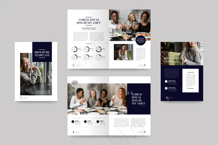 业务手册模板eps,ai矢量模版下载