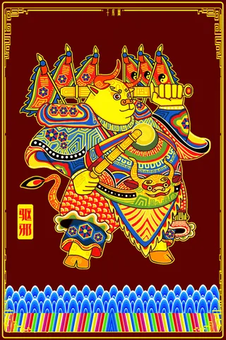 牛年大吉国潮中国风