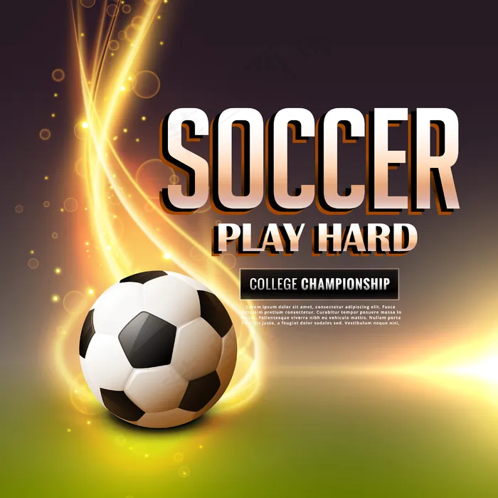 带火焰的足球eps,ai矢量模版下载