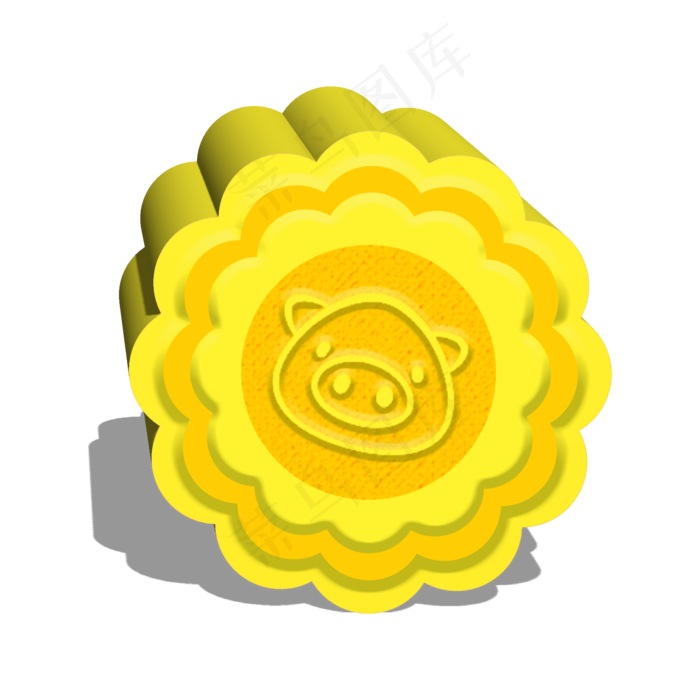 2019年猪年月饼可商用元素