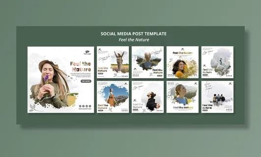 感受自然模板模板