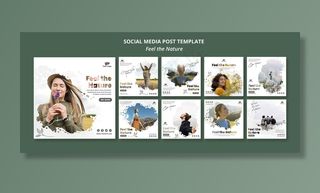 感受自然模板模板