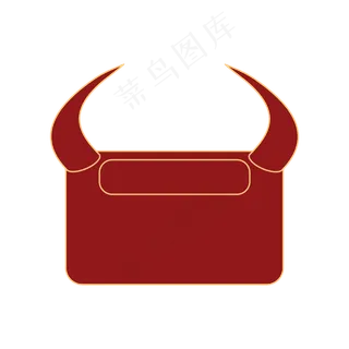 牛年边框新年卡片