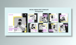 创意摄影社交媒体帖子