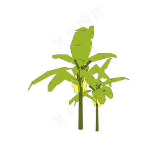 扁平简约手绘风卡通立秋丰收果树