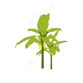 扁平简约手绘风卡通立秋丰收果树