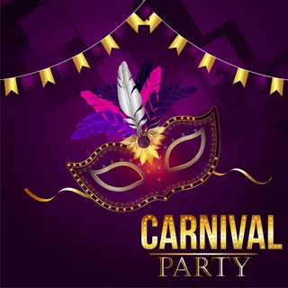 嘉年华巴西金面具派对活动
