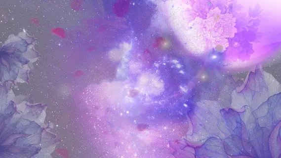 七夕佳节情人节唯美月亮紫色 七夕佳节情人节唯美月亮紫色