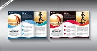 三折页小册子模板