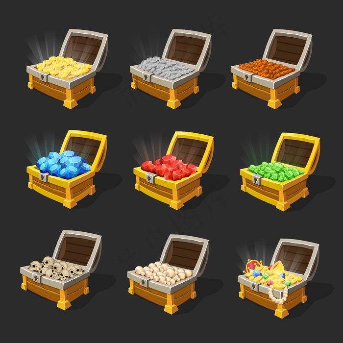 等距宝箱套装