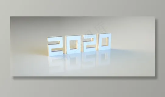 C4D2020立体字场景