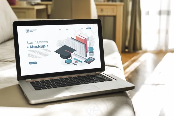 空白屏幕概念模型样机psd模版下载